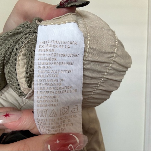 y2k tommy hilfiger cargo combat jacket medium - Picture 3 of 5